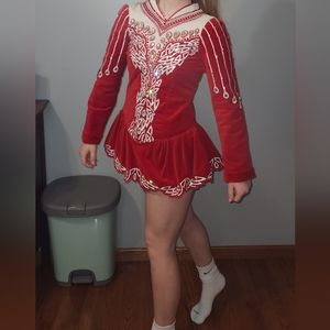 Red Irish Dance Dress